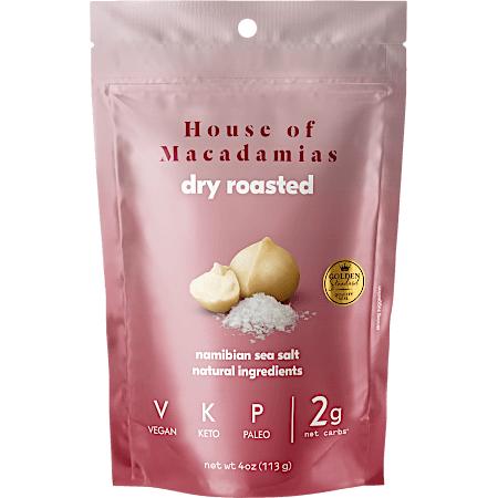 Dry Roasted Macadamias - Namibian Sea Salt